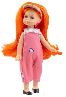 Realistická panenka Daniela s oranžovými vlasy od f. Paola Reina ze Španělska