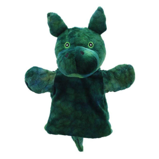 Maňásek na ruku - šetrní kamarádi - Drak (zelený)