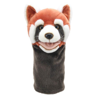 Maňásek na ruku - hlava - Panda červená