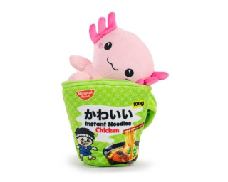 Roztomilá instantní polévka - Axolotl - plyšové zvířátko
