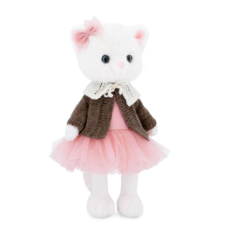 Orange Toys – Lucky Sophie s tělíčkem s kostřičkou v hnědém pleteném svetříku