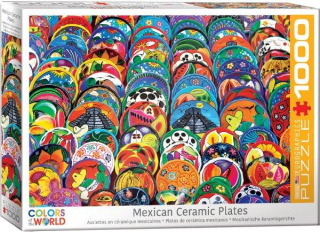 Puzzle EuroGraphics - Mexické talíře 1000