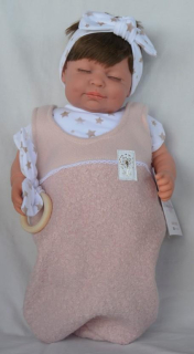 Realistické spící miminko holčička Drahuška od firmy Marina & Pau