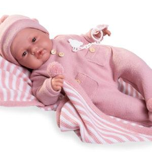 Realistické miminko - holčička  Babydoo na dečce  od Antonio Juan