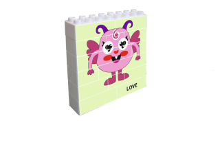 Láska - Vertikální puzzle