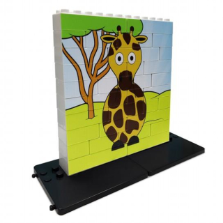 Žirafa - Vertikální puzzle - 32ks