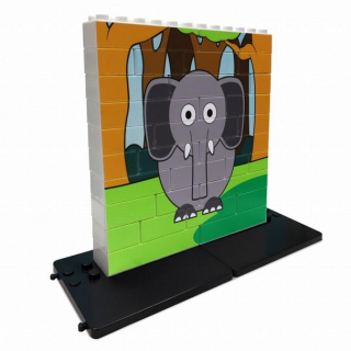 Slon - Vertikální puzzle - 32ks