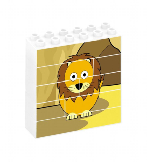 Lev - Vertikální puzzle - 8ks