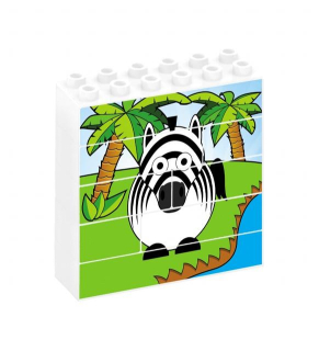 Zebra - Vertikální puzzle - 8ks