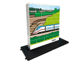 Vlak - Vertikální puzzle