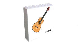 Kytara - Vertikální puzzle