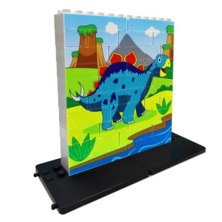 Stegosaurus - Vertikální puzzle