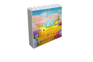 Želva - Vertikální puzzle