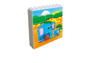 Sloni - Vertikální puzzle