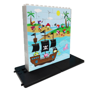 Pirátská loď - Vertikální puzzle