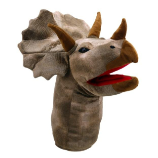 Maňásek na ruku - hlava - Triceratops