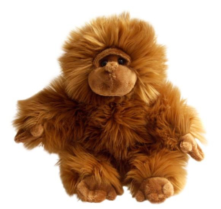 Plyšák-maňásek na ruku - Orangutan