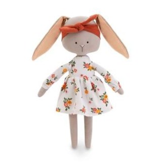 Králíček Lucinka v květovaných šatech od firmy ORANGE TOYS