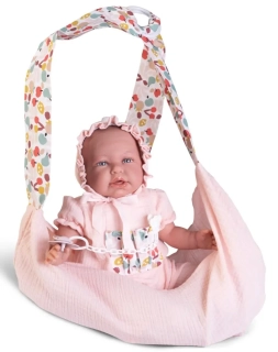 Reborn miminko  Můj první reborn Daniela v nosítku od Antonio Juan