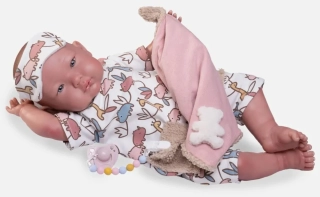Miminko - Můj první reborn Alexandra v pyžamu od firmy Antonio Juan ze Španělska