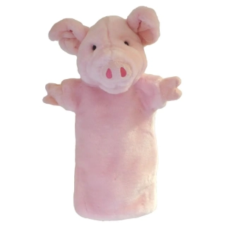 Maňásek na ruku - "dlouhý rukáv" maňásek - Prasátko