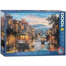 Tramvaje v San Franciscu - Puzzle Eurographics