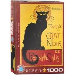 Černá kočka - Puzzle EuroGraphics 1000