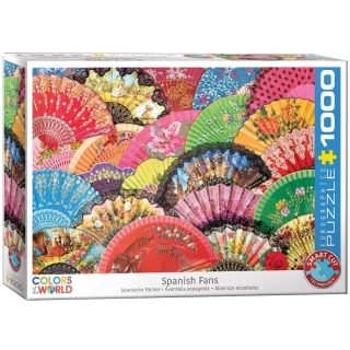 Španělské vějíře - Puzzle Eurographics 1000