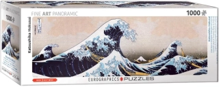 Velká vlna u pobřeží Kanagawy - Puzzle Eurographics 1000