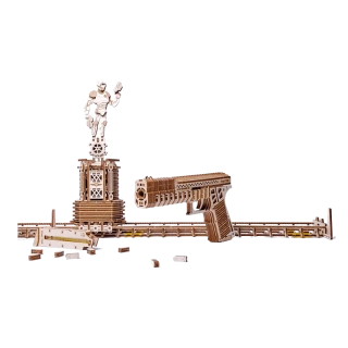 Wood Trick "Střelnice" - 3D dřevěné mechanické puzzle