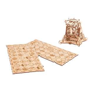 Wood Trick  "Kolo štěstí" - 3D dřevěné mechanické puzzle 