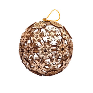 Wood Trick "Vánoční koule" - 3D dřevěné mechanické puzzle