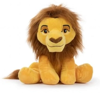 Simba - dospělý lev - plyšová postavička z pohádky Lví Král