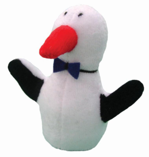 Prstový maňásek - Čáp
