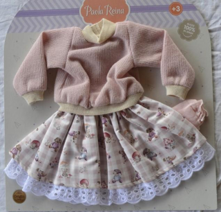 Obleček na kloubovou panenku Almu - 60 cm