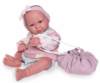 Reborn miminko - Sweet Reborn Luca s taškou na hračky od firmy Antonio Juan