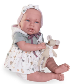 Miminko - Můj první reborn Daniela s myškou od Antonio Juan