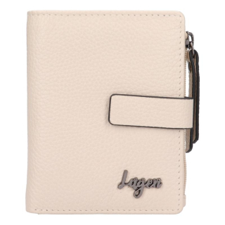 Dámská krémová kožená peněženka LAGEN