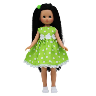 Panenka Elena v zelených šatech od firmy  Folk Artesanía