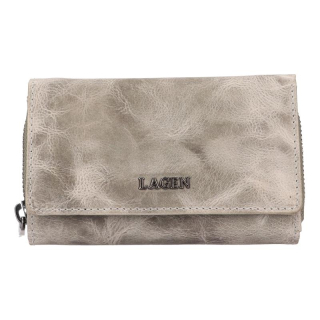 Dámská kožená šedá peněženka - LAGEN