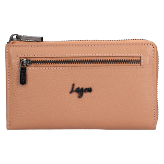 Dámská  béžová kožená peněženka LAGEN
