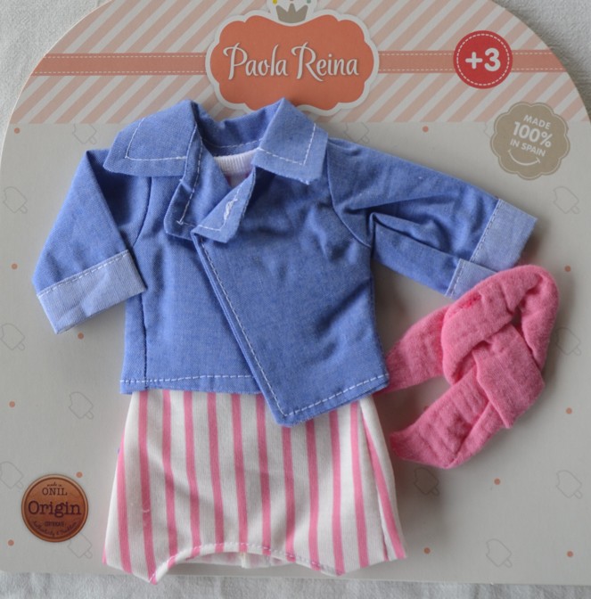 Fotografie Paola Reina 54541 obleček na panenku 32 cm