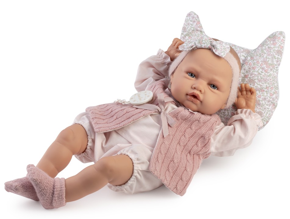 Fotografie Antonio Juan 18311 panenka holčička Babydoo s polštářkem 50 cm