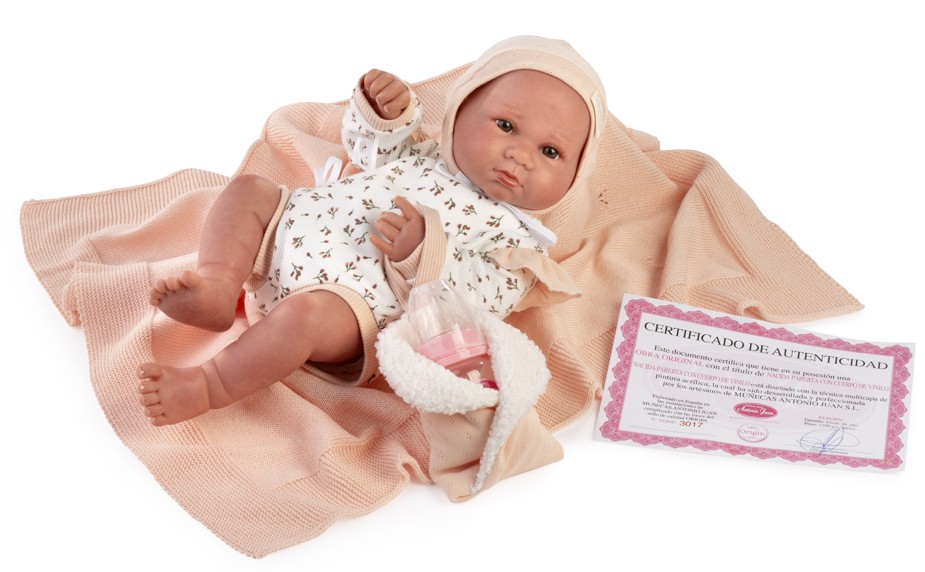 Antonio Juan – Sweet Reborn miminko  Luca na dečce  (Luca 42 cm – reborn miminko Antonio Juan ze Španělska)