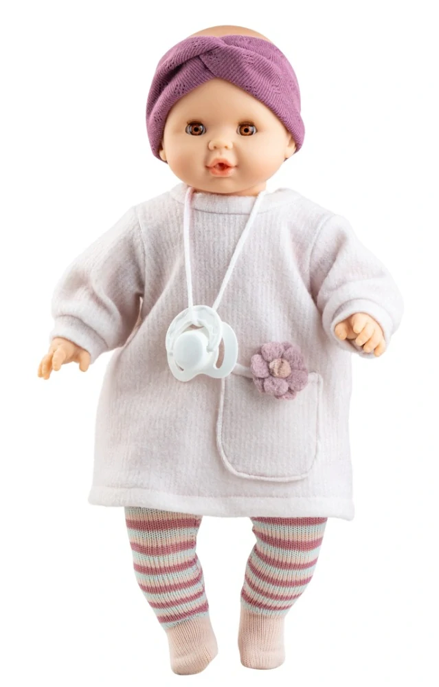 Paola Reina 08063 holčička Sonia v bílých šatech 36cm