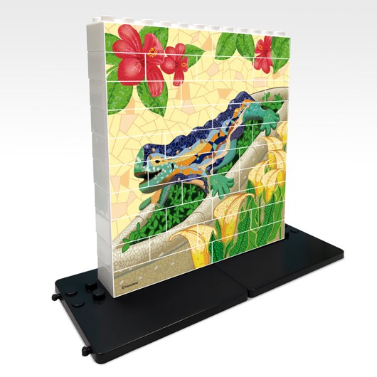 Ještěrka - Vertikální puzzle