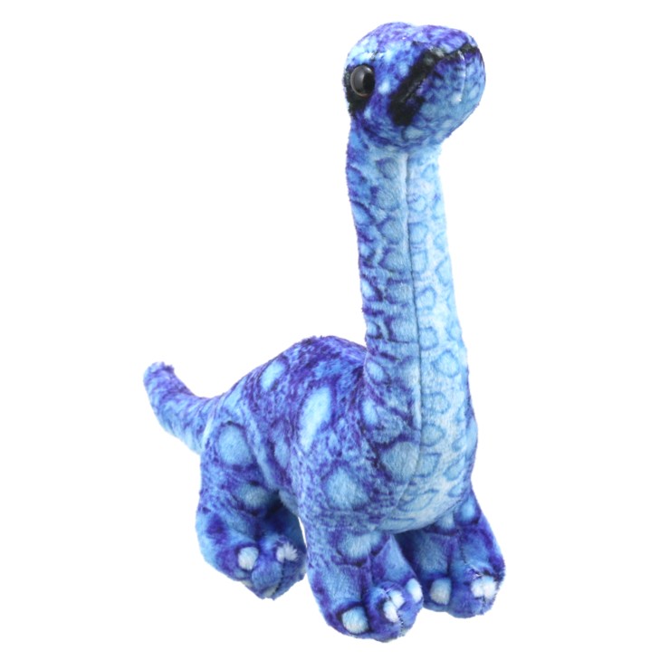 Fotografie The Puppet Company Ltd. , textilní prstový maňásek, PC002238, brontosaurus, 15 cm